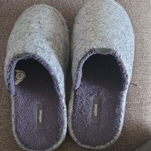 allbirds Heather Gray Wool Slip-On House Slippers